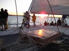 IMG_1961  Monkey Mia sunset aboard.  Mia means home base.  The Monkey was a coral fishing boat that was based there.JPG