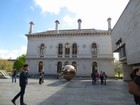 IMG_2701  Sphere Within Sphere by Pomodoro in Trinity College Dublin.JPG